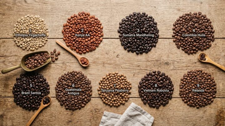 Kaffebönor världen över - Ursprung, sorter och smakprofiler