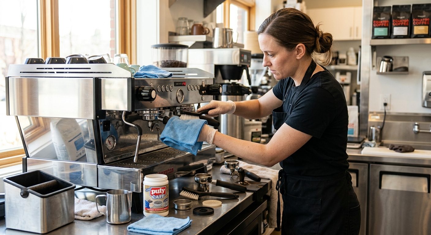 Rengöring av espressomaskin - Guide för långvarigt skick
