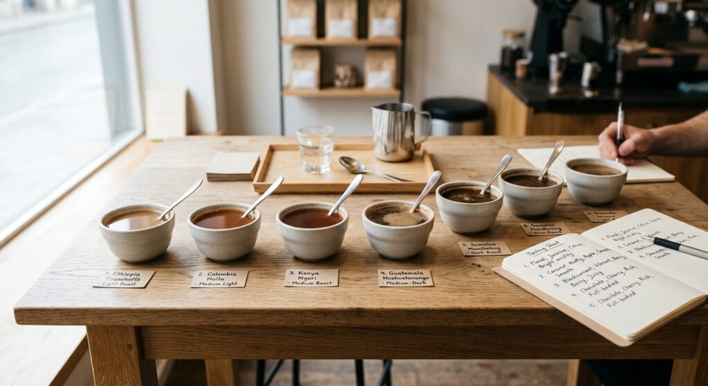 Smakguide för kaffe: Utveckla din smakuppfattning